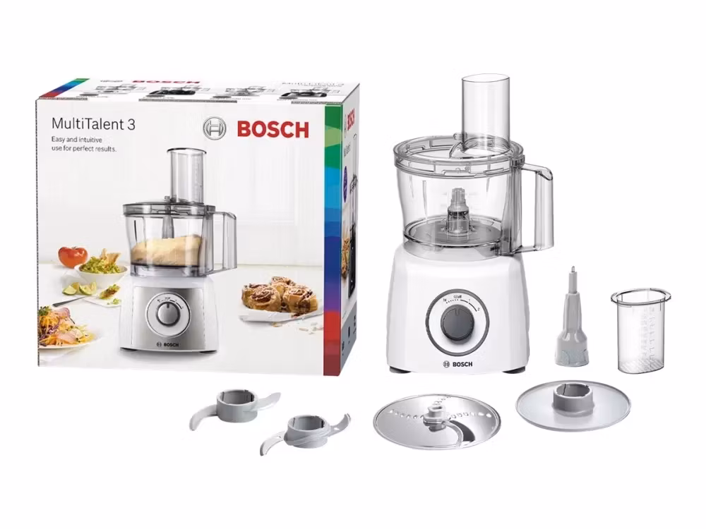 Bosch MultiTalent 3 MCM3100W 2.3liter 800W Vit/grå