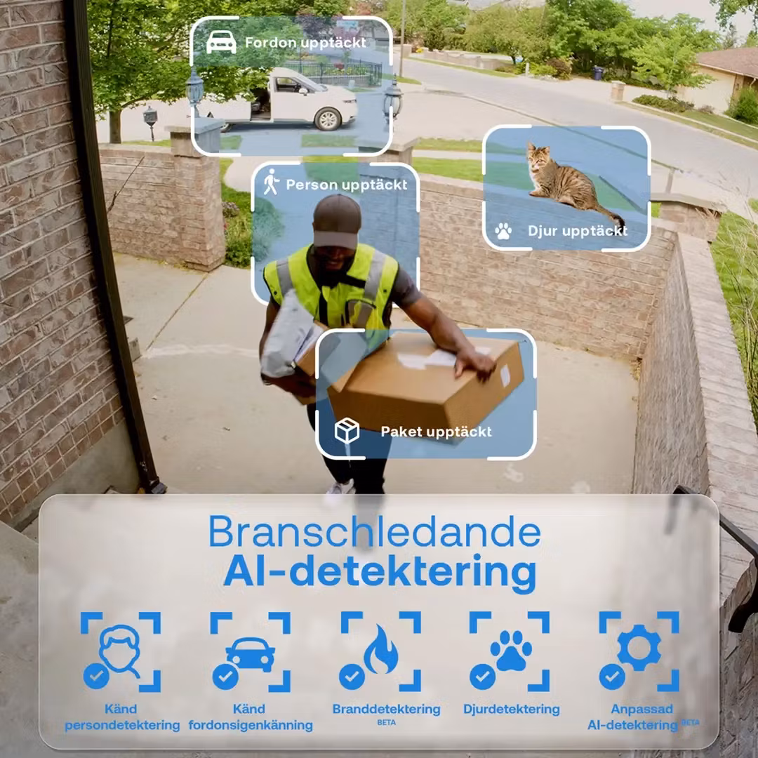 Arlo Ultra 2 Spotlight Övervakningskamera Utomhus Vit