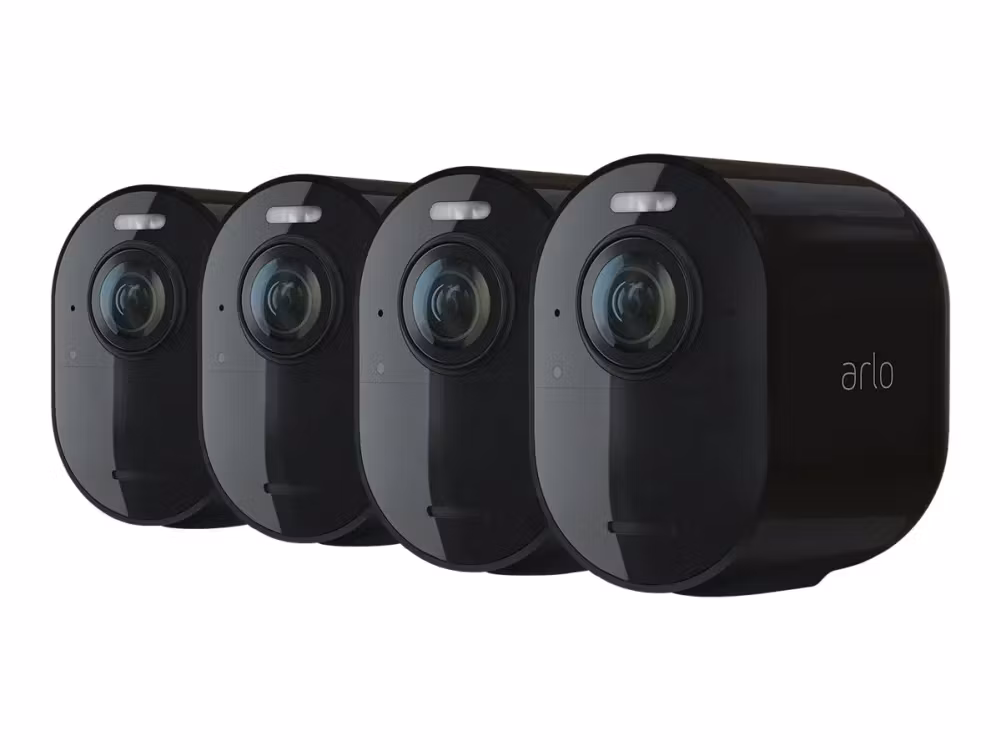 Arlo Ultra 2 Säkerhetssystem med 4 Kameror Svart