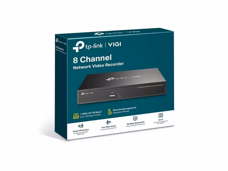 TP-Link VIGI NVR1016H 16-kanaler Nätverksvideoinspelare