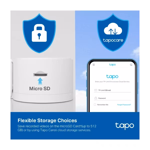 TP-Link Tapo C125 Övervakningskamera Vit