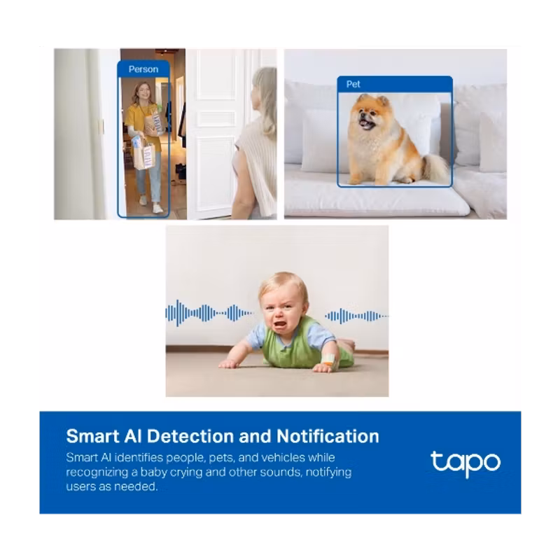 TP-Link Tapo C125 Övervakningskamera Vit