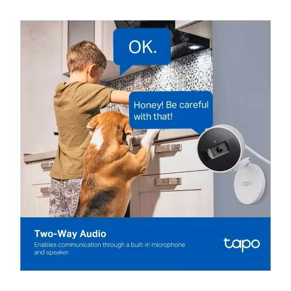 TP-Link Tapo C125 Övervakningskamera Vit