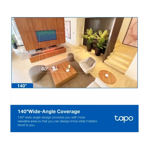 TP-Link Tapo C125 Övervakningskamera Vit