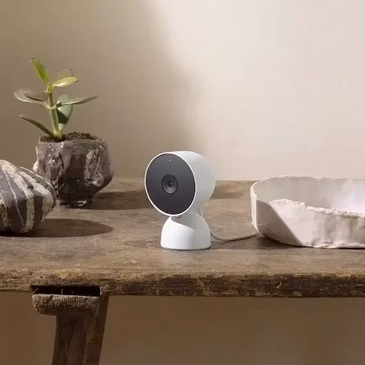 Google Nest Cam Nätverksövervakningskamera Vit