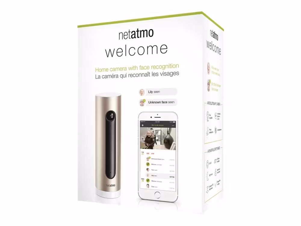 Netatmo Smart Indoor Camera Welcome Övervakningskamera