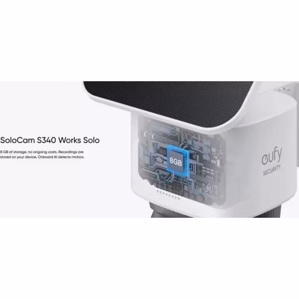 Anker eufy SoloCam S340 övervakningskamera utomhus