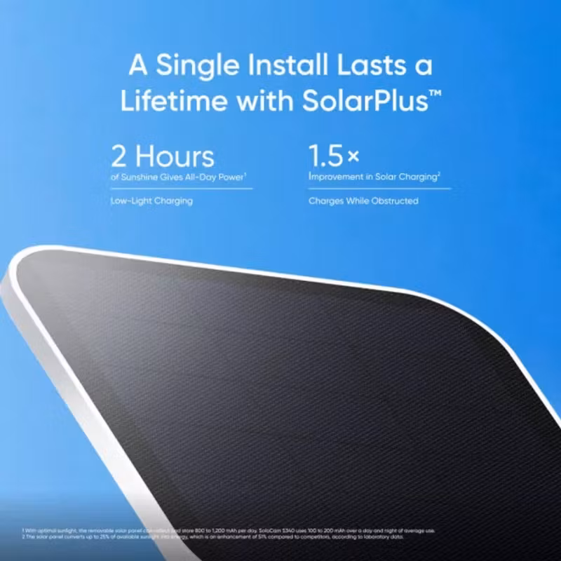 Anker eufy SoloCam S340 övervakningskamera utomhus