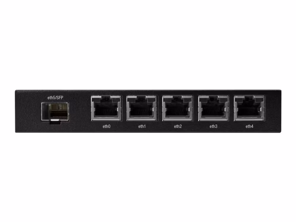 Ubiquiti EdgeRouter X SFP Router 5-portars switch Svart