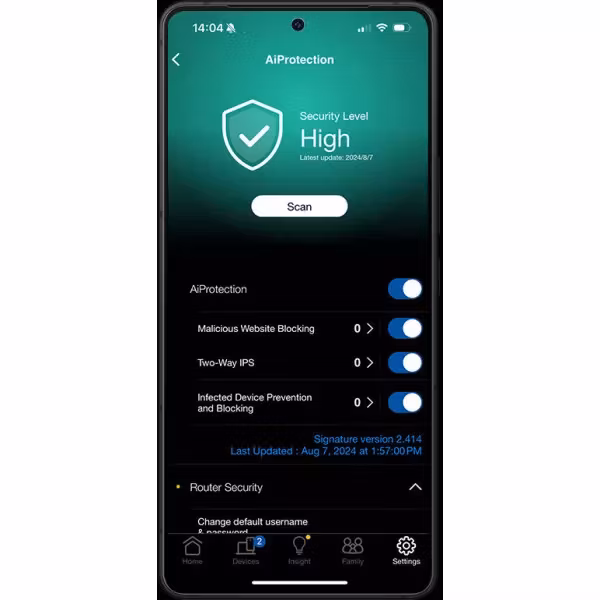 Asus RT-BE86U Dual-band Router WiFi7