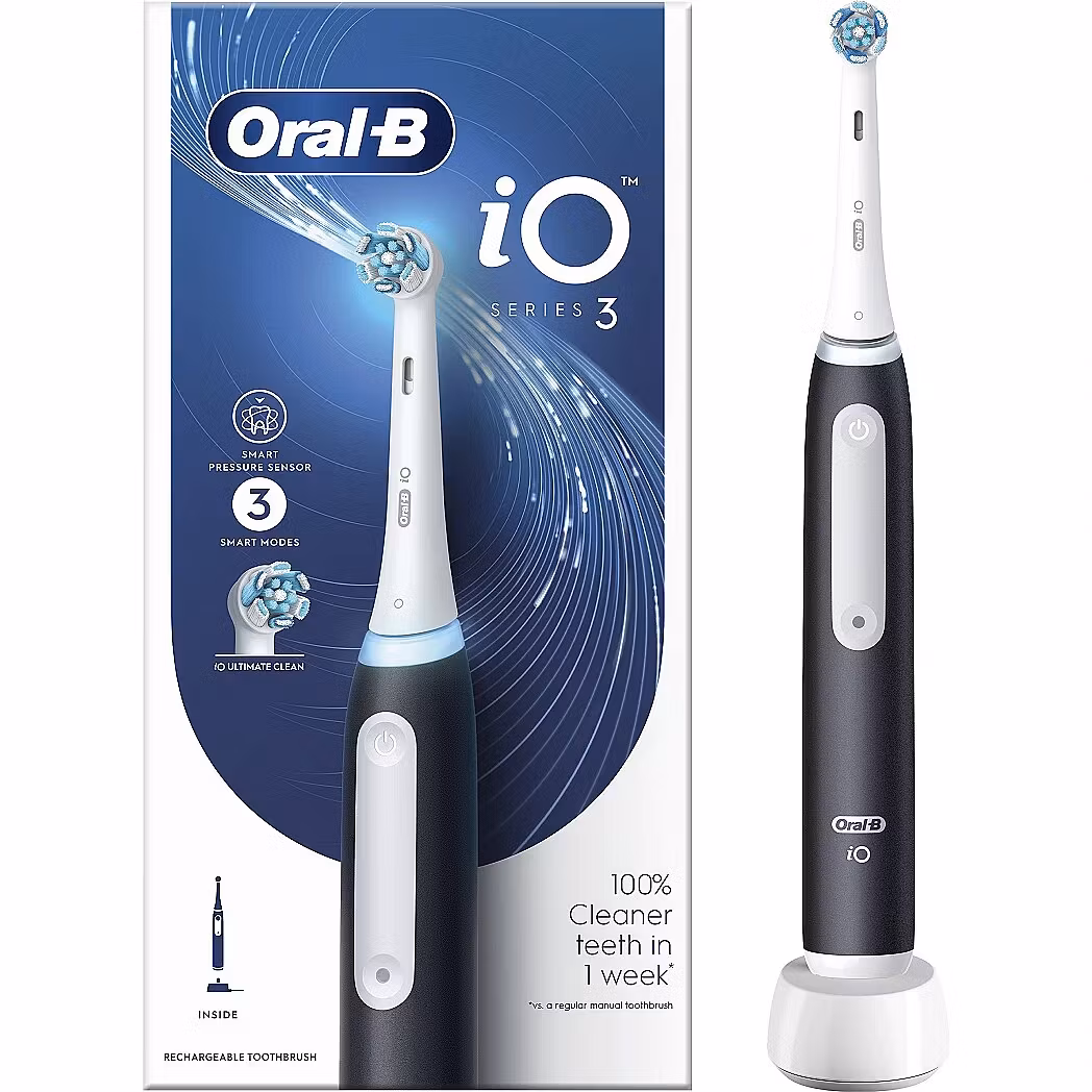 Oral-B iO Series 3 Eltandborste Matt Svart