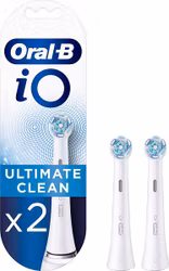 Oral-B iO Ultimate Cleaning 2-pack Borsthuvuden Vit