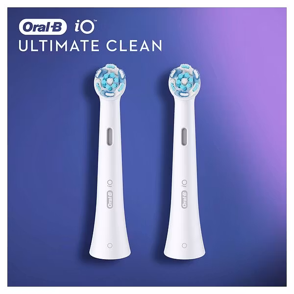Oral-B iO Ultimate Cleaning 2-pack Borsthuvuden Vit