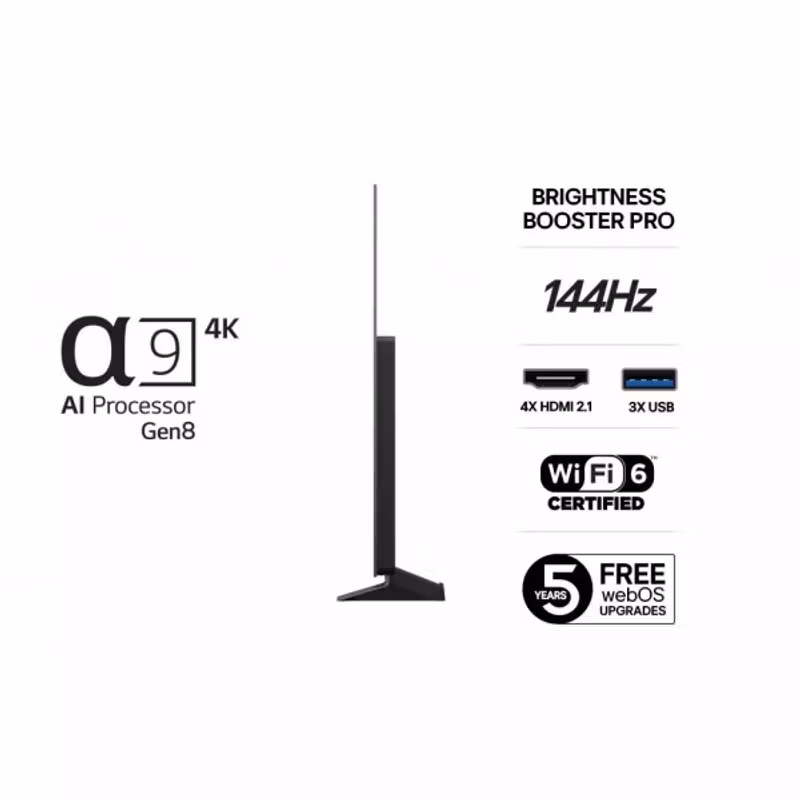 LG OLED55C51LA 55" 4K UHD OLED TV OLED evo AI Smart TV