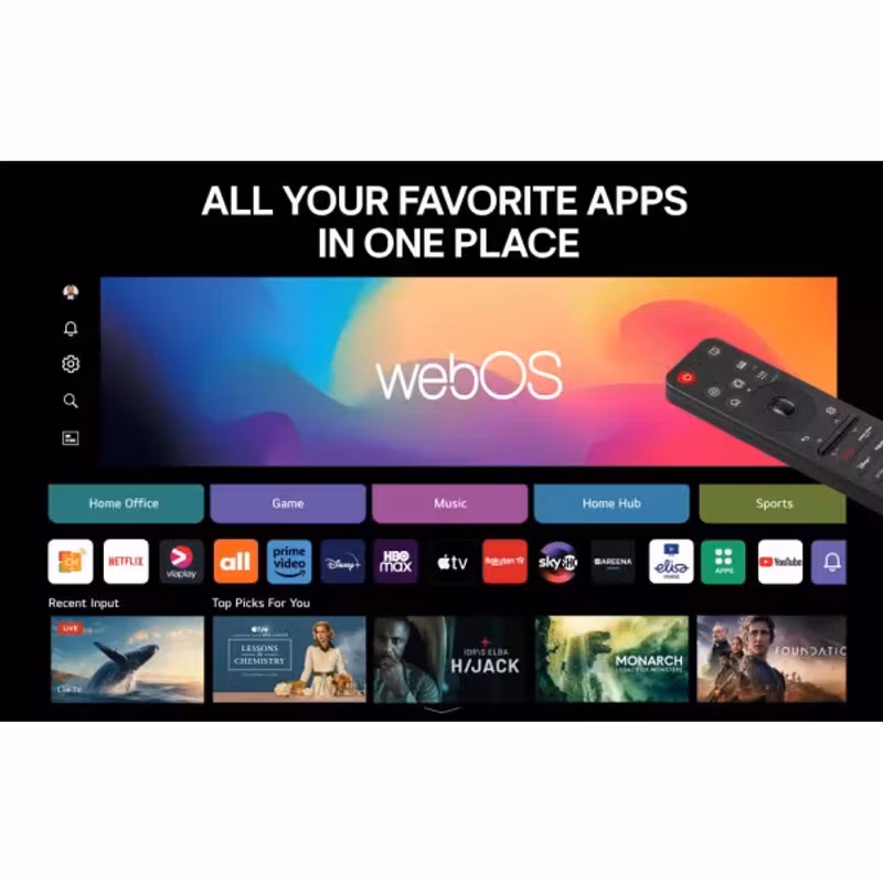 LG OLED55C51LA 55" 4K UHD OLED TV OLED evo AI Smart TV