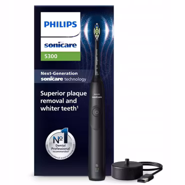 Philips Sonicare 5300 HX7101/01 Eltandborste Svart