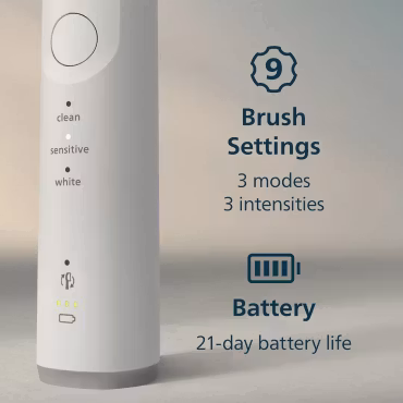 Philips Sonicare 6500 series HX7410 Eltandborste Vit