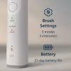 Philips Sonicare 6500 series HX7410 Eltandborste Vit