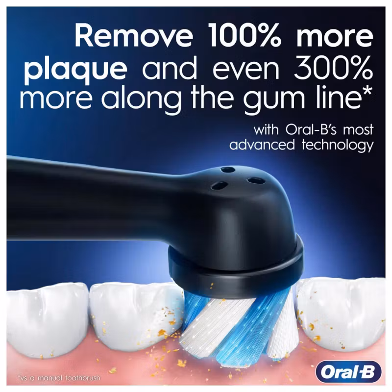 Oral-B iO9 Duo Pack Eltandborste Black/Rose Quartz