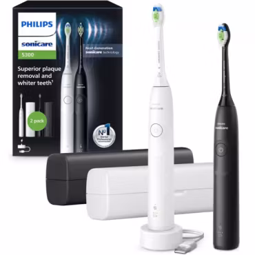 Philips Series 5300 HX7109/01 DUO 2-pack Svart/Vit