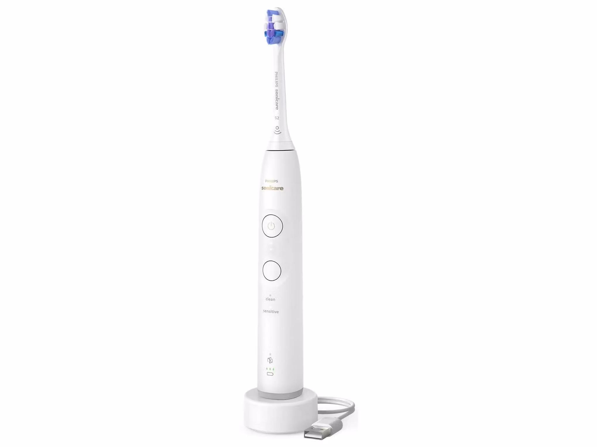 Philips Sonicare 6100 series HX7400 Eltandborste Vit