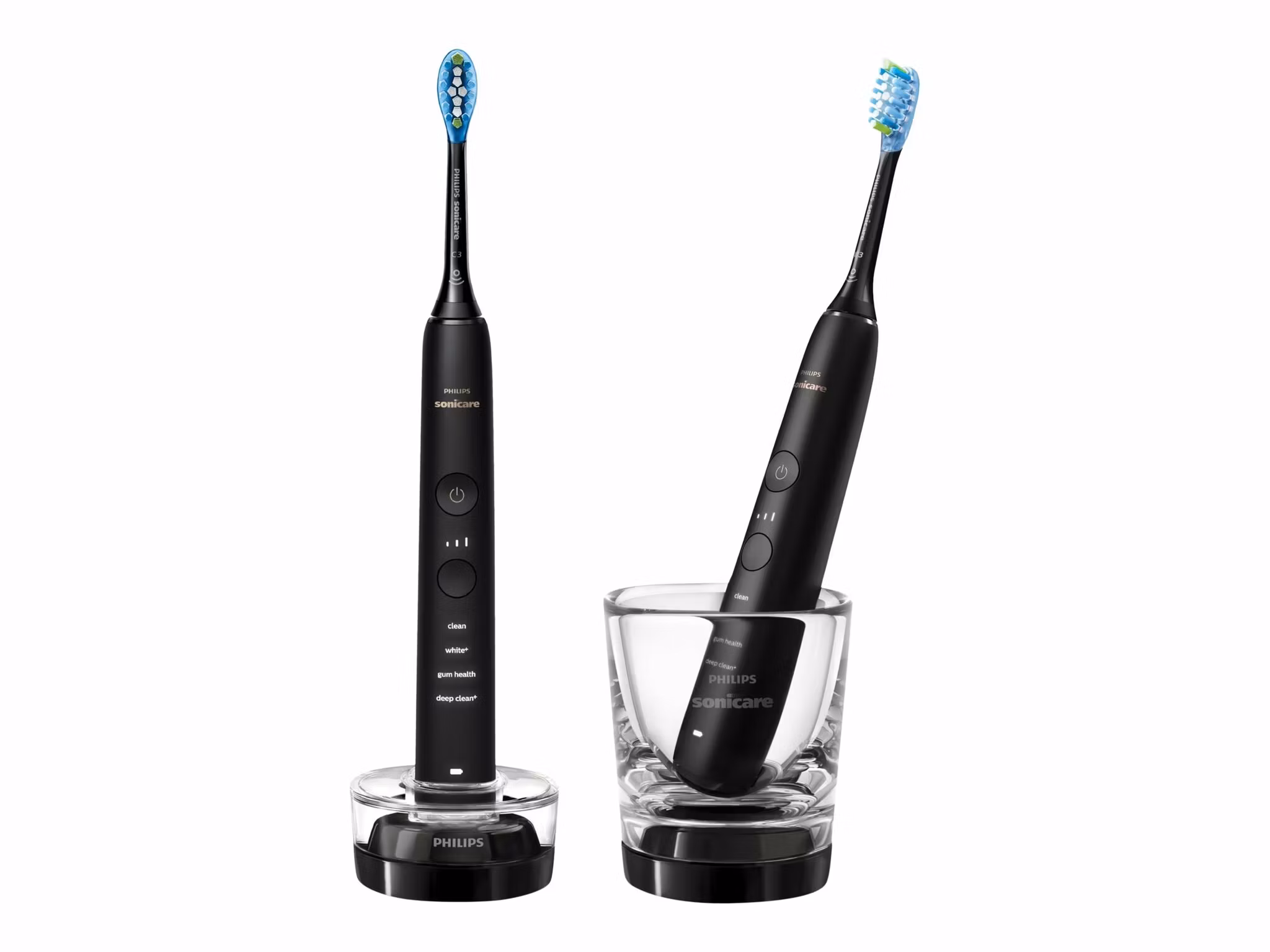 Philips Sonicare DiamondClean 9000 HX9914 Eltandborste 2-pack Svart