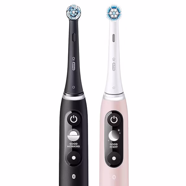 Oral-B iO Series 6 Duo Eltandborste 2-pack Svart/Rosa