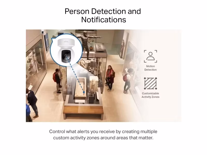 TP-Link Tapo C212 IP-säkerhetskamera inomhus Kabel & Trådlös