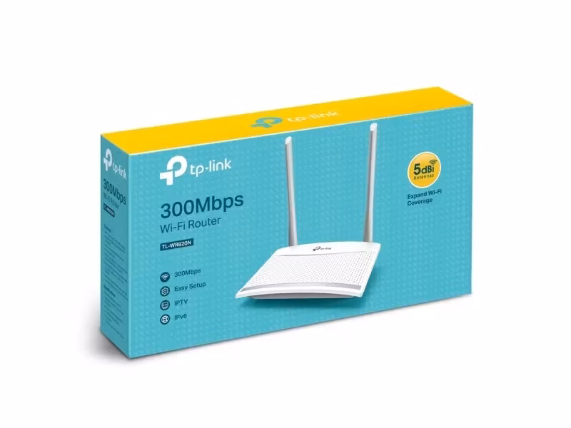 TP-Link TL-WR820N Trådlös router Vit