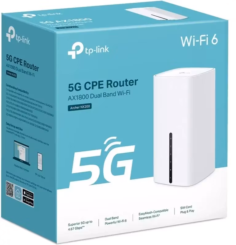 TP-Link Archer NX200 V1  Trådlös router 5G