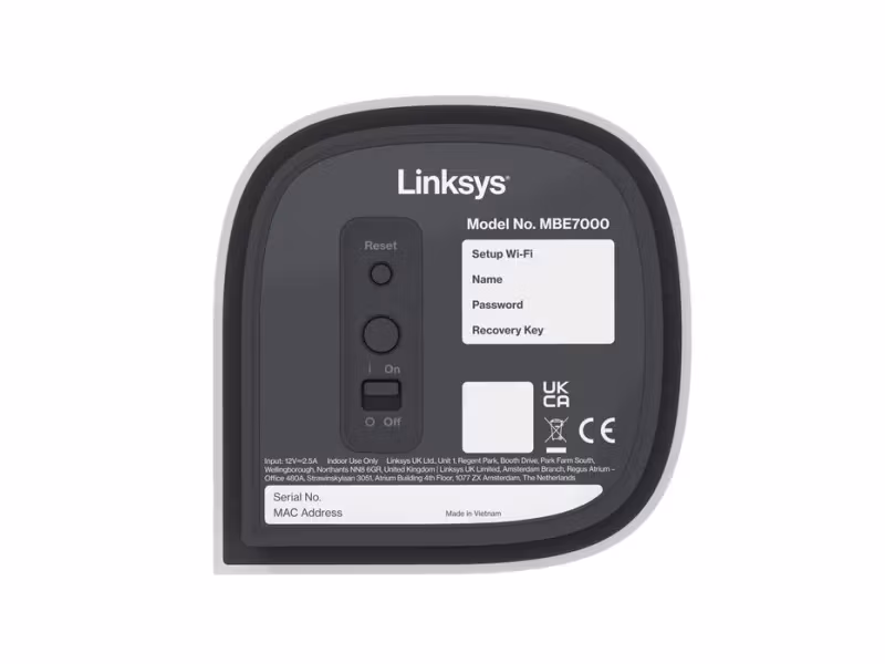Linksys Velop Pro 7 Wifi 7 Mesh System 1-pack Vit