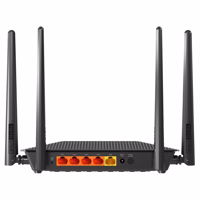 Totolink X2000R Trådløs Router AX1500 Wi-Fi 6 Svart