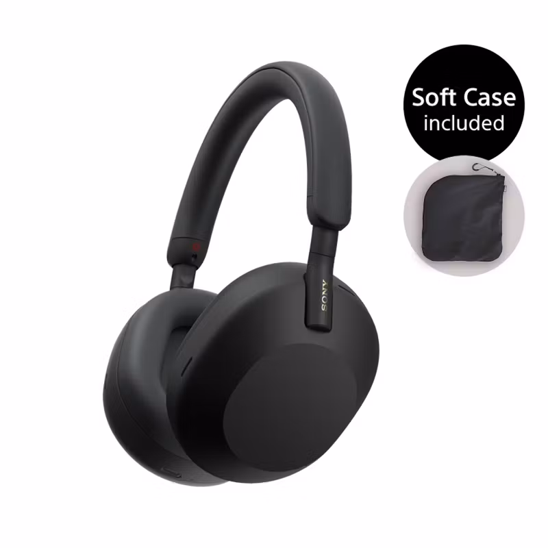 Sony WH-1000XM5SA trådlösa Over ear-hörlurar Svart