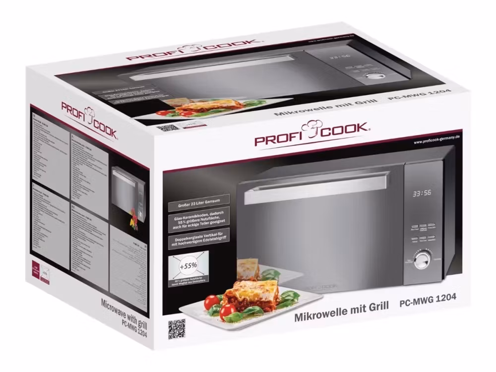 ProfiCook 501204 Mikrovågsugn med grill