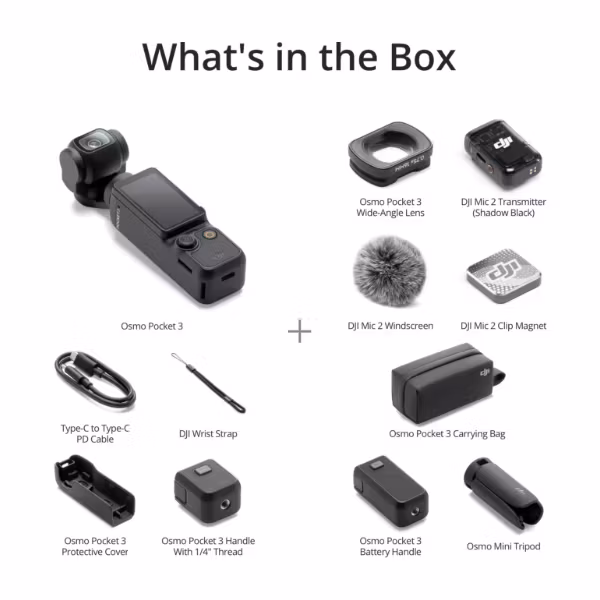 DJI Osmo Pocket 3 Creator Combo