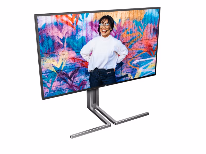 AOC U27U3CV 27"4K Ultra HD LCD Black Monitor