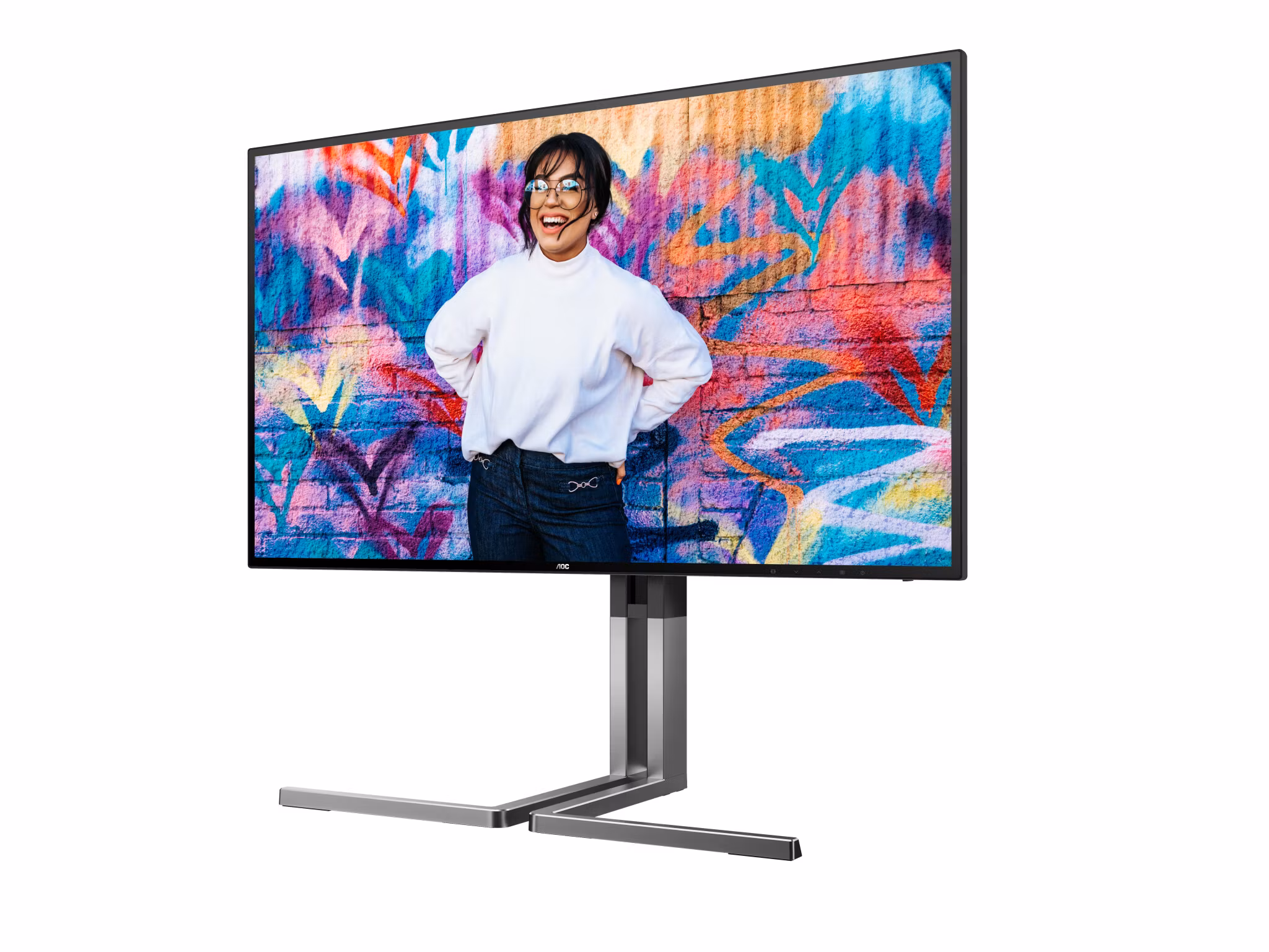 AOC U27U3CV 27"4K Ultra HD LCD Black Monitor