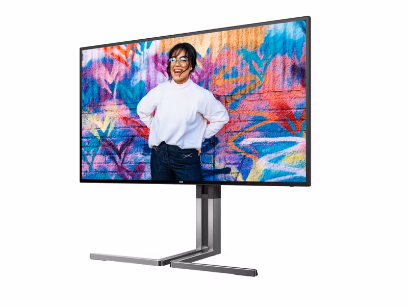 AOC U27U3CV 27"4K Ultra HD LCD Black Monitor