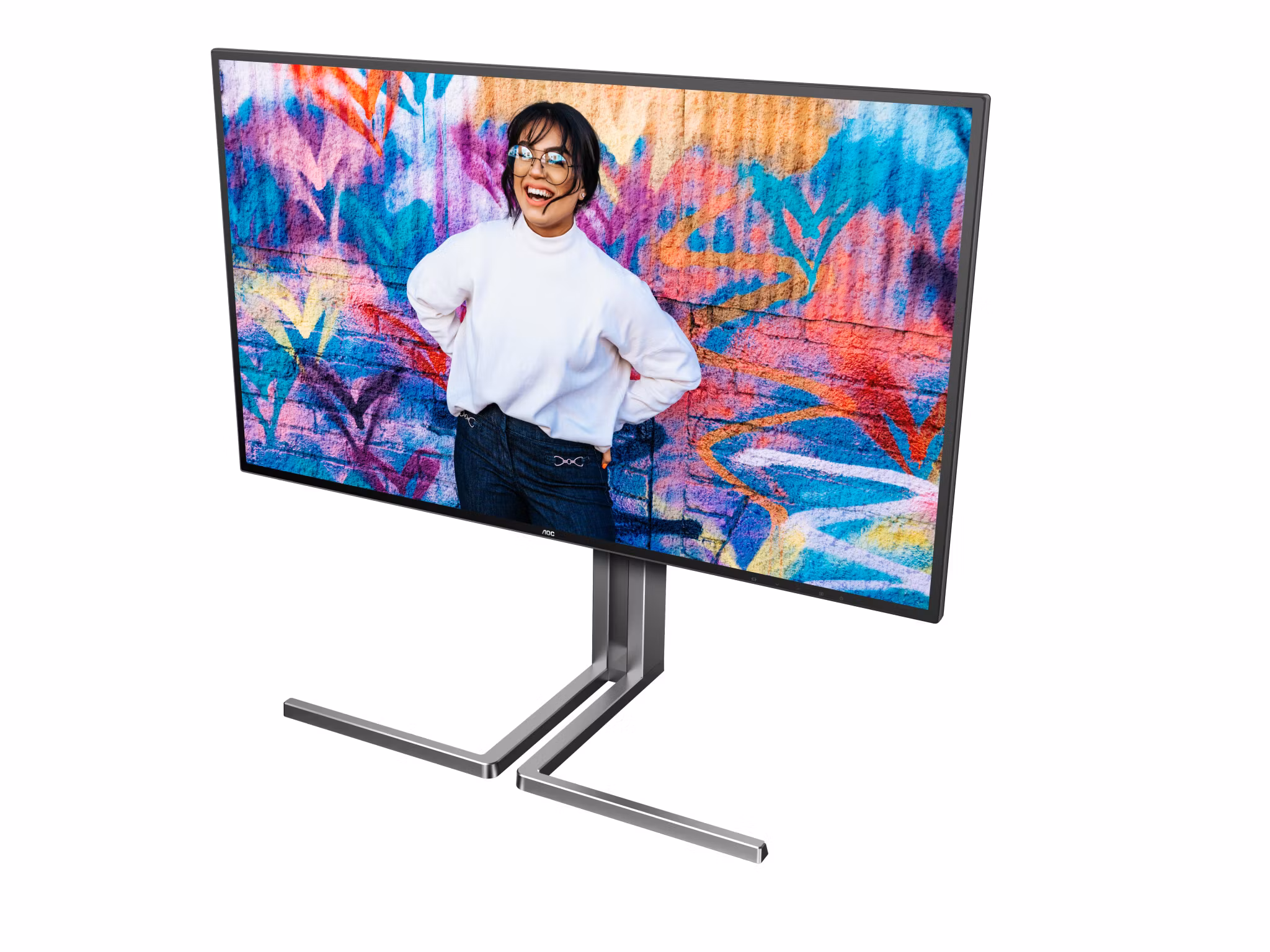 AOC U27U3CV 27"4K Ultra HD LCD Black Monitor