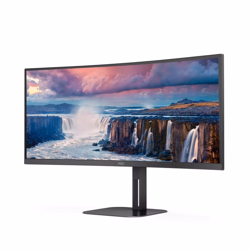 AOC Value-line CU34V5C/BK 34" Wide Quad HD Black Gamingskärm