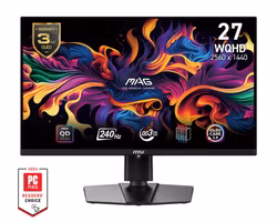 MSI MAG 271QPXDE QD-OLED E2 27" Wide Quad HD Black Gamingskärm