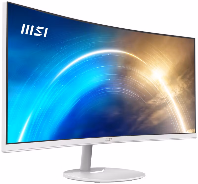 MSI PRO MP341CQW 34" VA 3440 x 1440 (UltraWide) Quad HD White