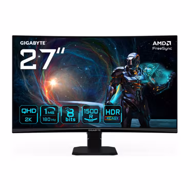 Gigabyte GS27QCA 27" VA 2560 x 1440 (2K) Gamingskärm