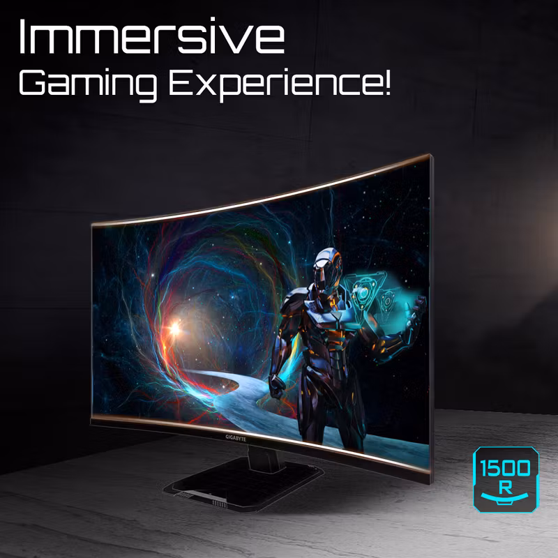 Gigabyte GS32QCA 32″ VA Curved QHD Monitor