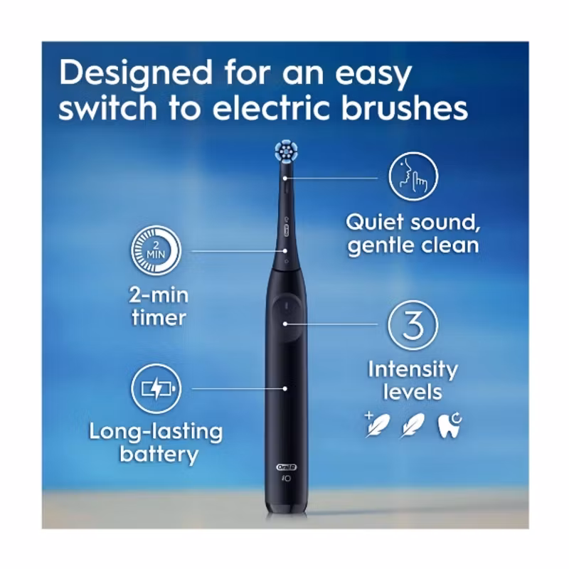 Oral-B iO2 Series 2 Night Black, eltandborste (svart)