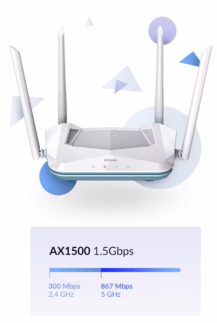 D-Link EAGLE PRO AI AX1500 Smart Router