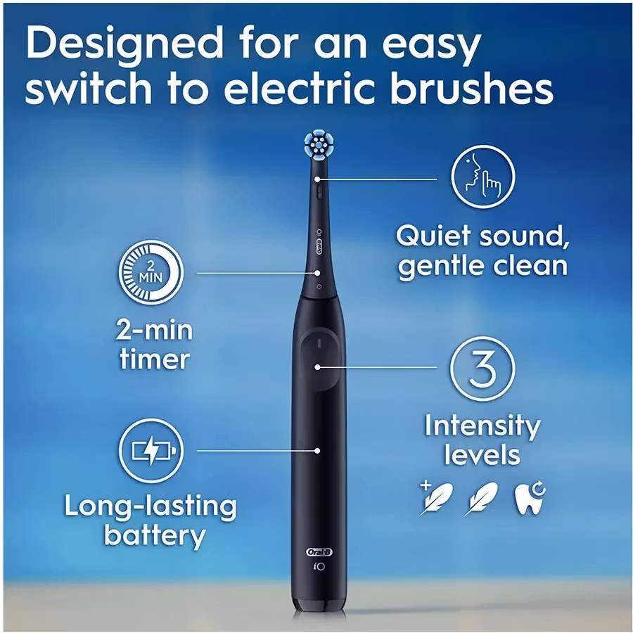 Oral-B iO Series 2 Duo Eltandborste Night Black/Forest Green