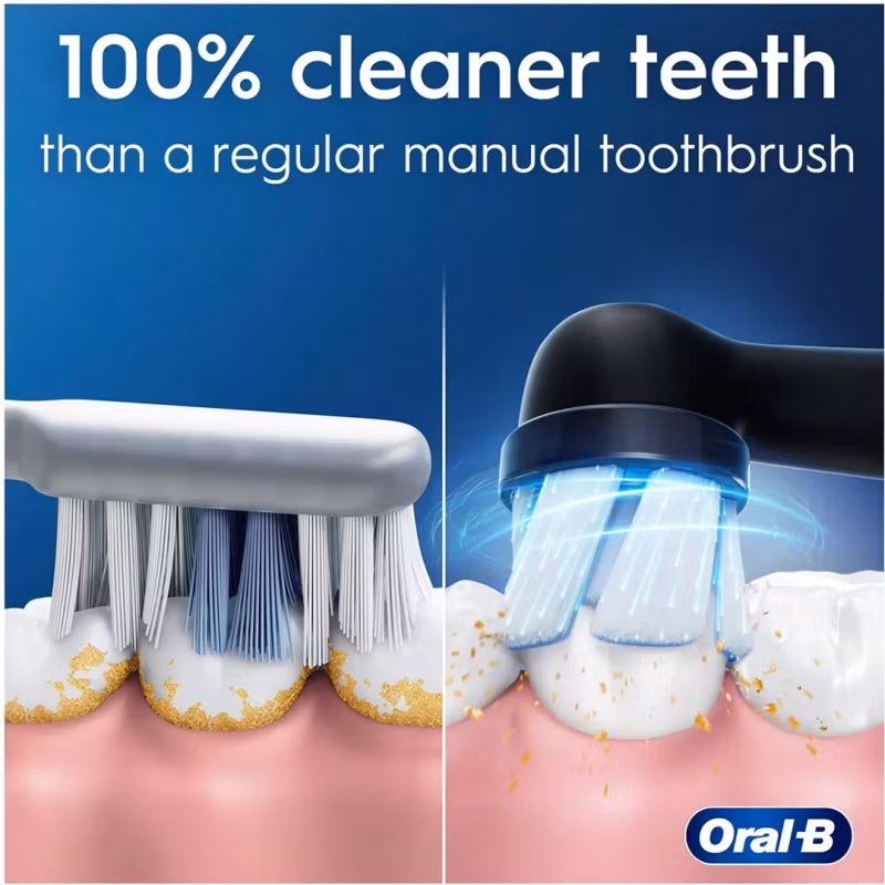 Oral-B iO Series 2 Duo Eltandborste Night Black/Forest Green