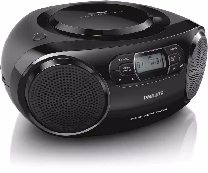 Philips AZB500/12 bärbar CD-spelare och radio Svart