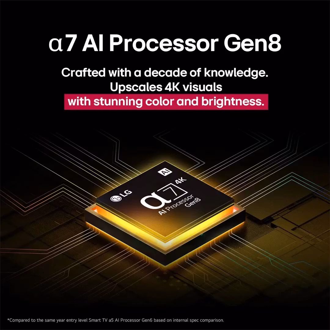 LG UHD AI (2025) 50UA73006LA 50" 4K LCD Smart TV